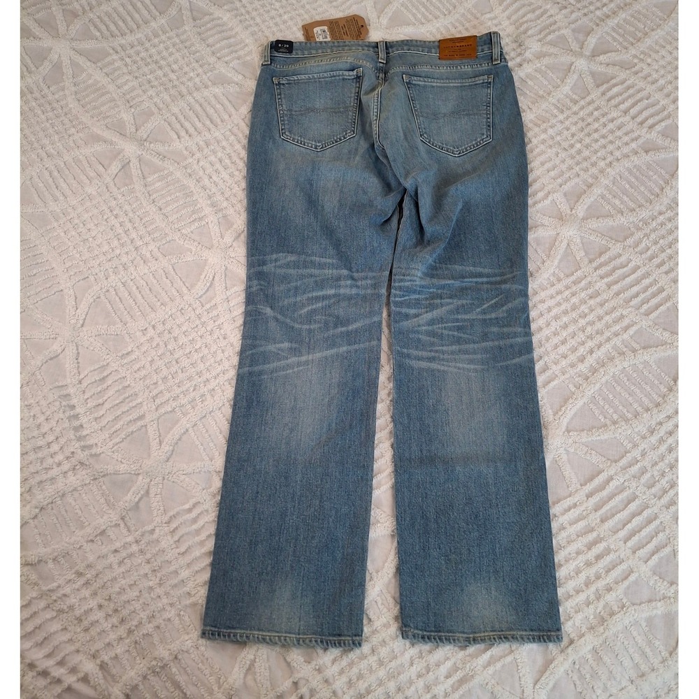 Lucky Brand Sweet Straight‎ Ankle Jeans Womens 8/29 Light Wash Italian Denim NWT - Picture 10 of 11